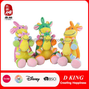 Cuddly Kids Toy Colorful Cow Stuffed Animal Plush Baby Toys